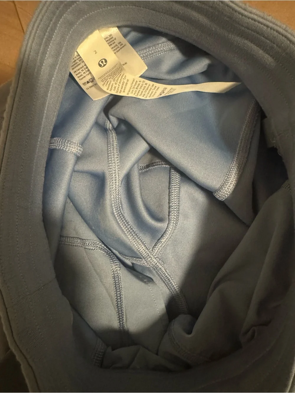 Lululemon Softstreme High Rise Shorts 4” Light Blue Size 2